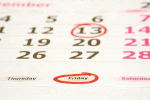 Friday the 13th Calendar