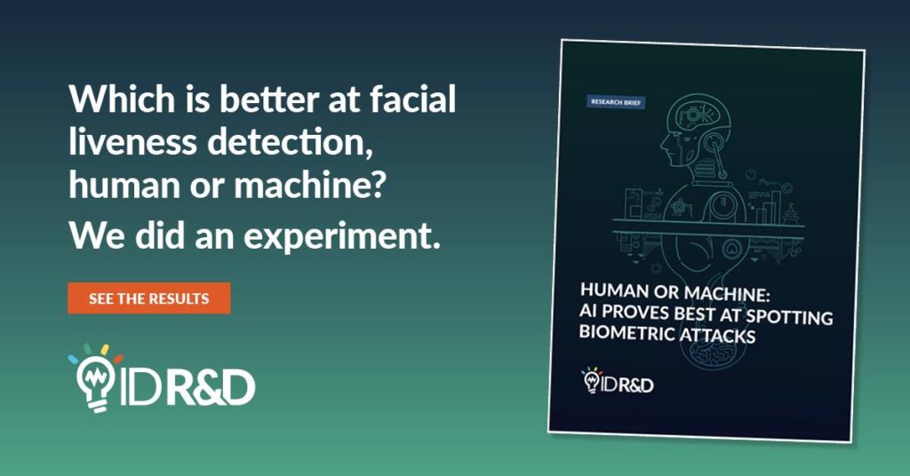 Human or machine. AI liveness experiment.